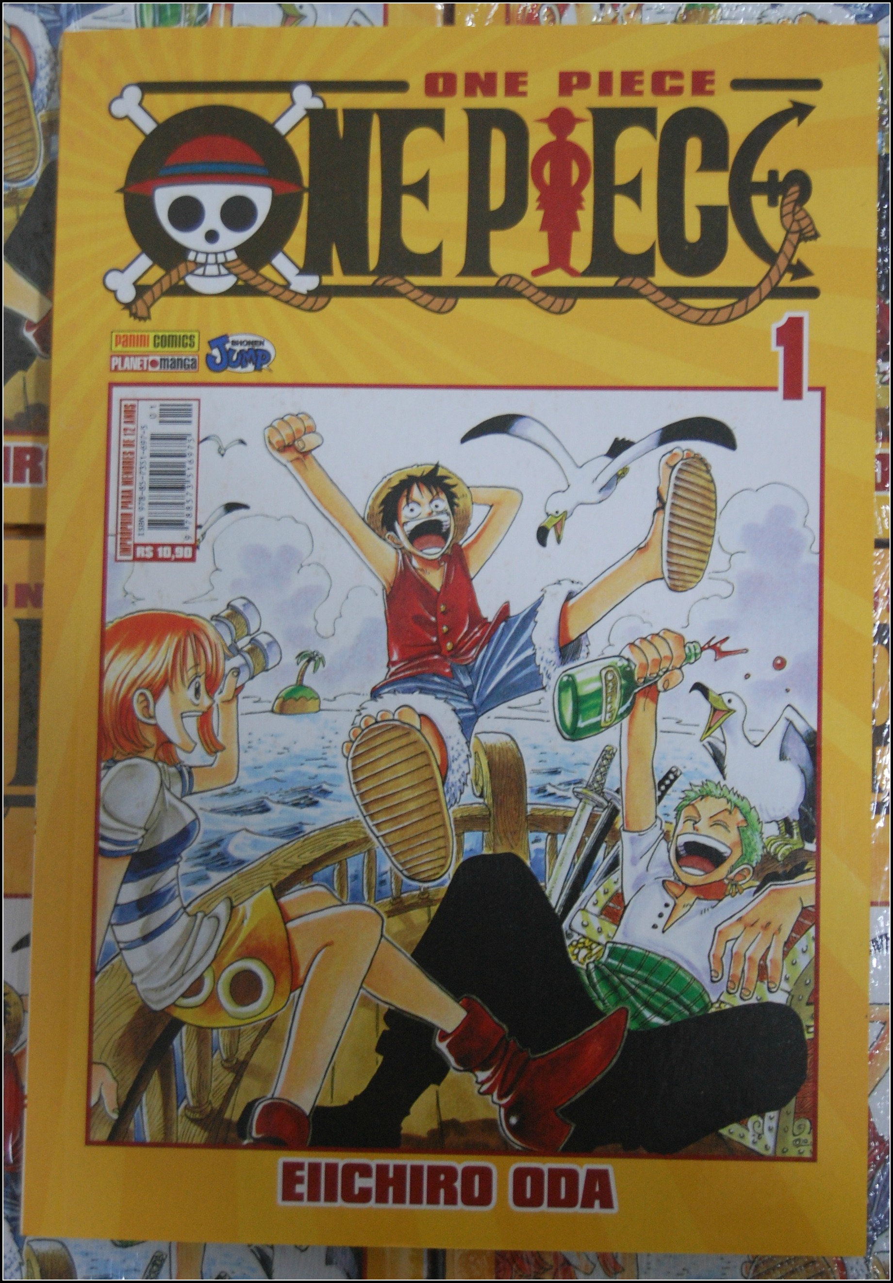 One Piece 1, Mangá em Português, Editora Devir